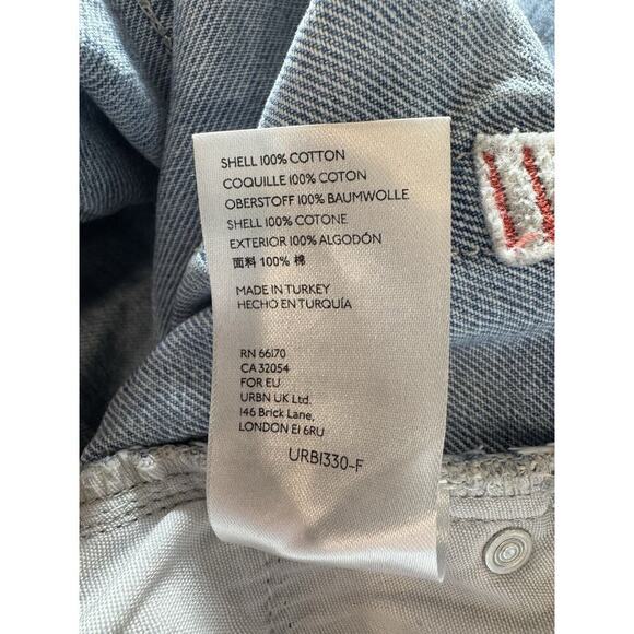 Urban Outfitters BDG Womens 31 High Rise Baggy Straight Leg Vintage Wash Jeans - Picture 10 of 13